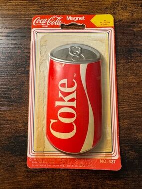 Vintage 1985 Coca-Cola Coke Magnet